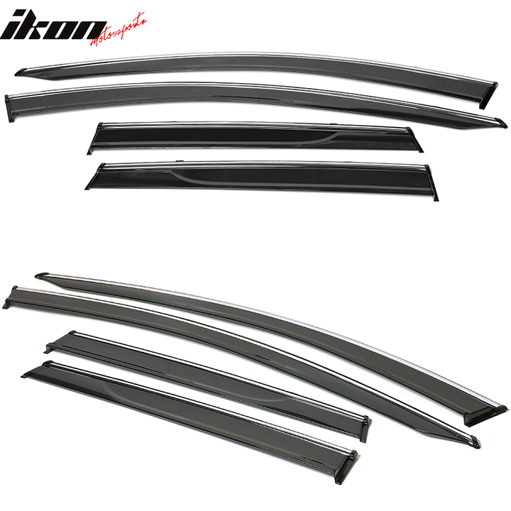 2015-2024 Nissan Murano Tape On Window Visors Rain Guard 4PC