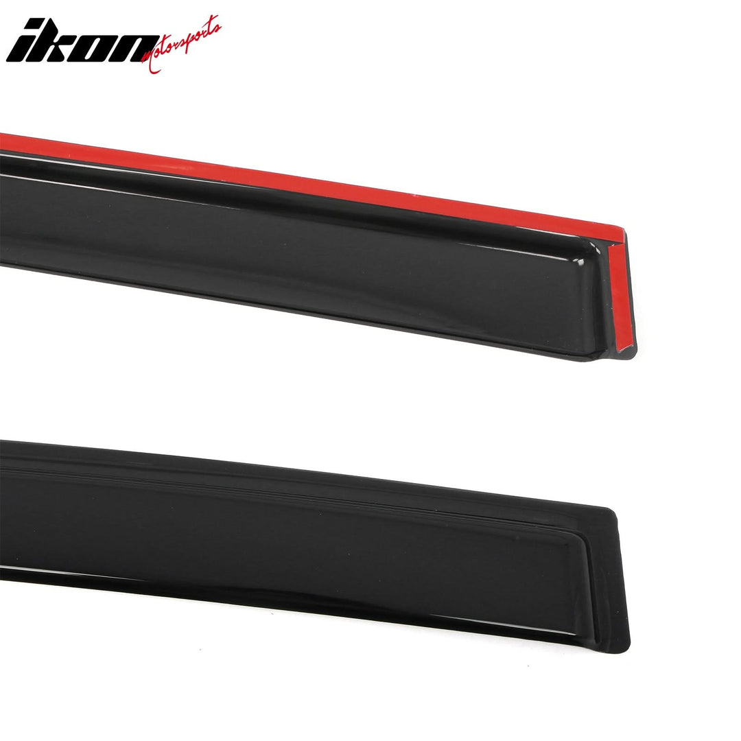 2019-2024 Subaru Forester 4PCS Tape on Window Visors Vent Rain Guards