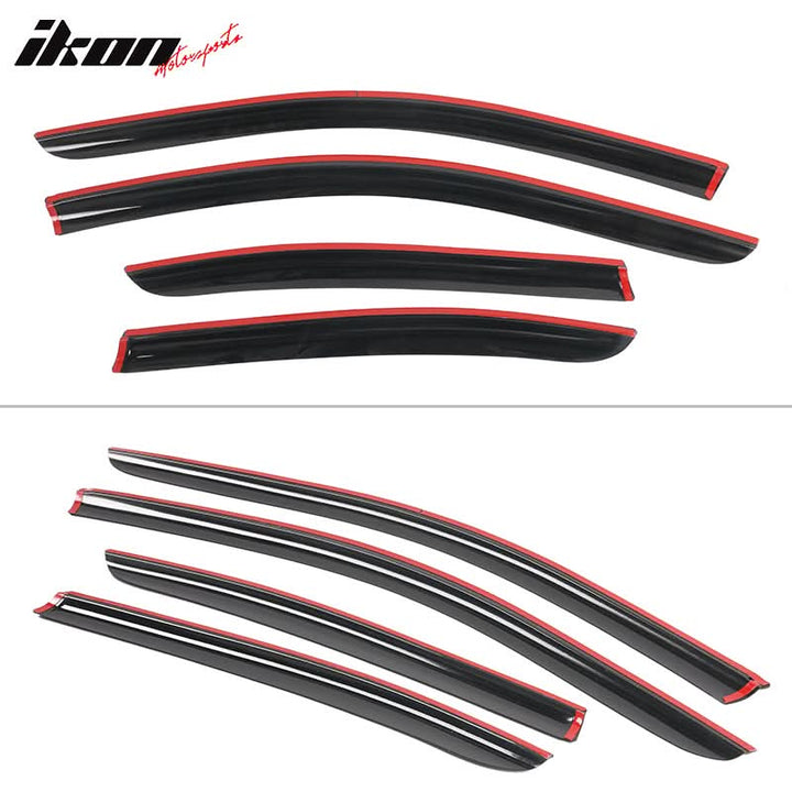 2005-2006 Subaru Outback Legacy Slim Smoke Tinted Visor Window Acrylic