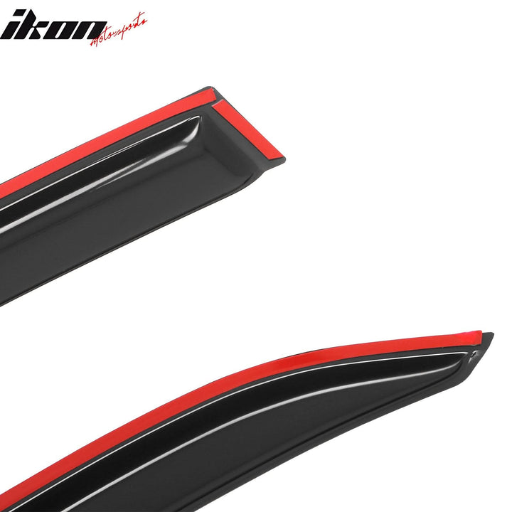 2018-2024 Toyota Camry 4PCS Tape on Window Visors Vent Rain Sun Guards
