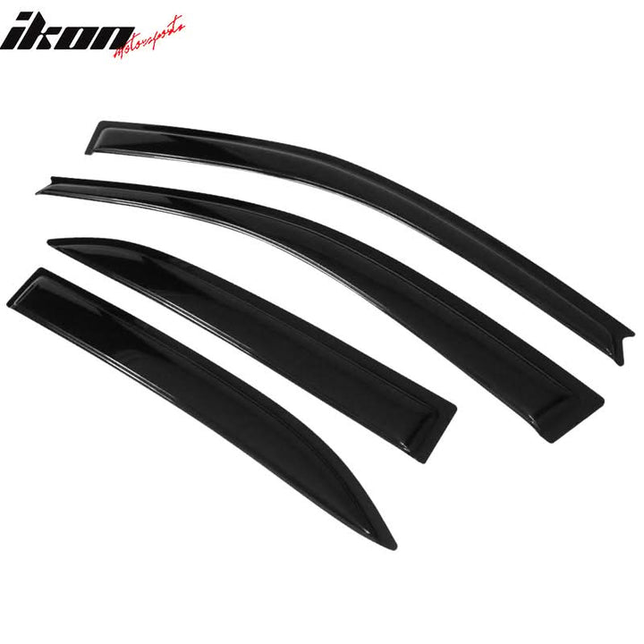 2003-2008 Toyota Corolla Sedan 4-Door Window Visor Guard Acrylic 4PC