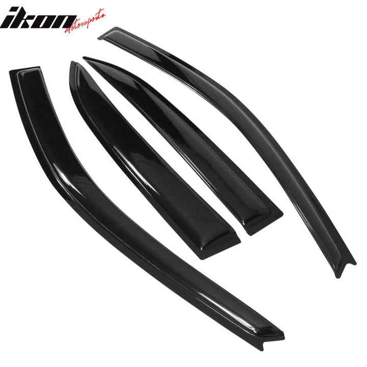 2003-2008 Toyota Corolla Sedan 4-Door Window Visor Guard Acrylic 4PC