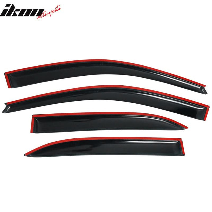 2003-2008 Toyota Corolla Sedan 4-Door Window Visor Guard Acrylic 4PC