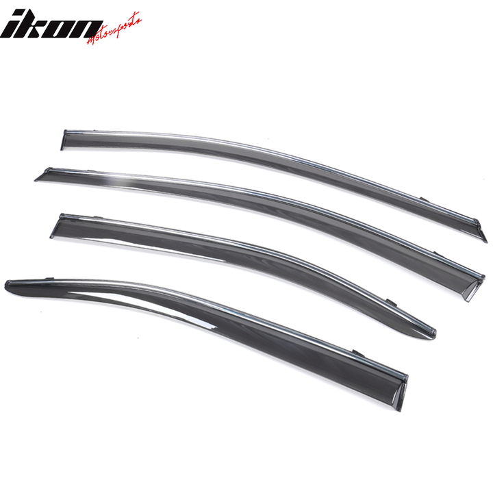 2020-2025 Toyota Corolla Sedan Window Visors Tape On Rain Guard 4PC