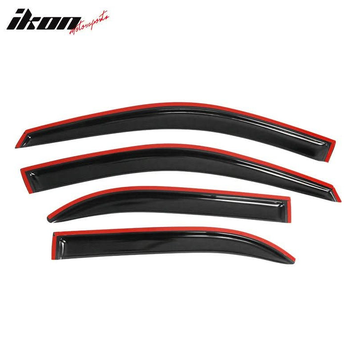 1993-1997 Toyota Corolla Sedan Tape on Window Visors Guard Acrylic