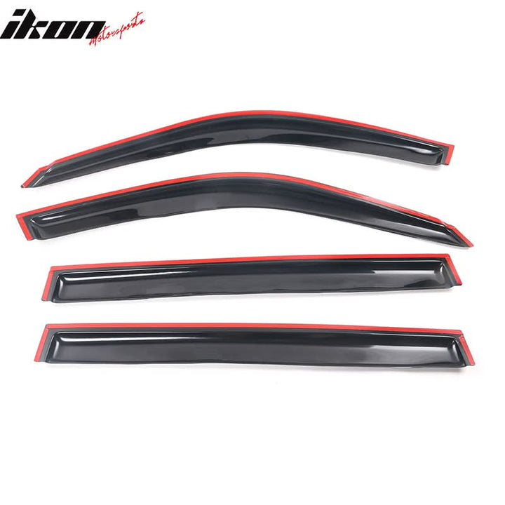 2001-2007 Toyota Highlander Slim Style Smoke Visor Window Vent Acrylic