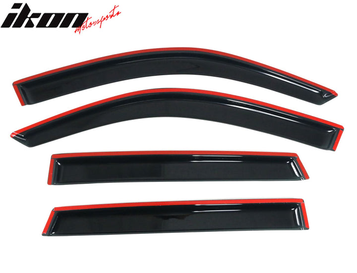 2001-2005 Toyota RAV4 4Pc Set Visor Windows Acrylic
