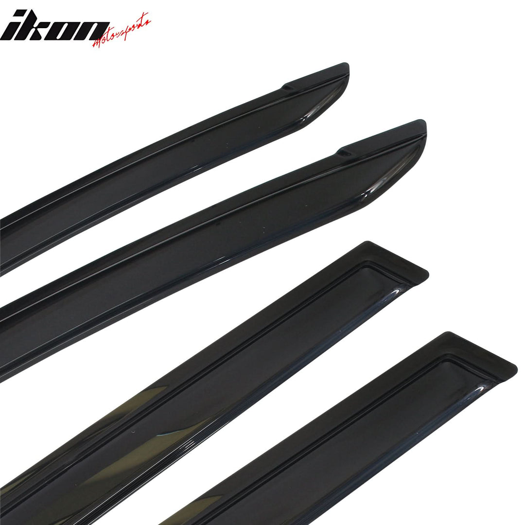 2013-2018 Toyota RAV4 Acrylic 4PC Window Visors Tape On Rain Guard