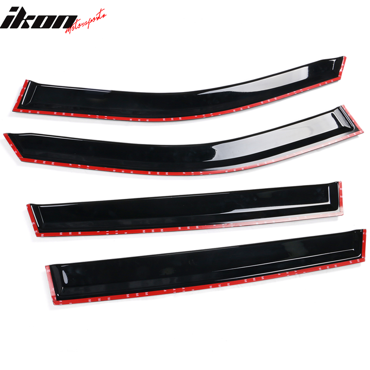 2019-2023 Toyota RAV4 Acrylic 4PC Window Visors Tape On Rain Guard