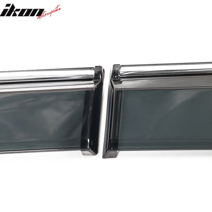 2021-2025 Toyota Sienna PC Injection Window Visor Chrome Trim 4PCS