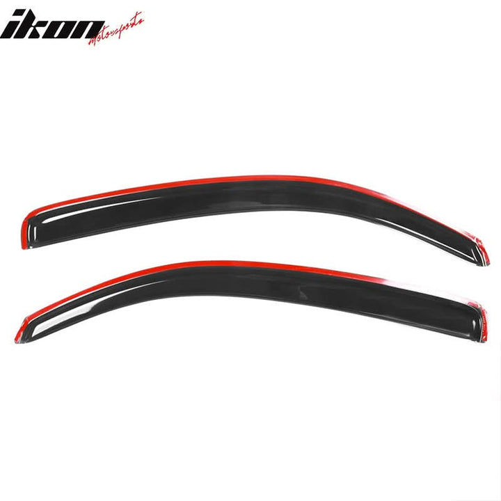 2005-2015 Toyota Tacoma Standard Cab Slim Style Acrylic Visor Windows