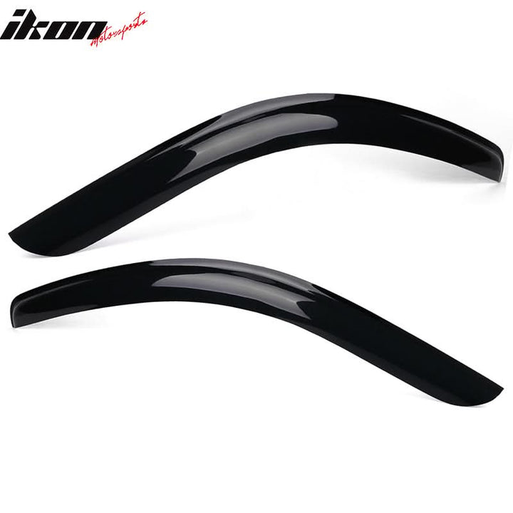 2007-2017 Toyota Tundra Standard Cab Slim Style Acrylic Visor Windows