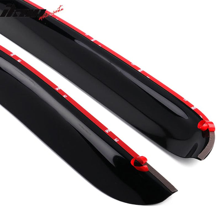 2007-2017 Toyota Tundra Standard Cab Slim Style Acrylic Visor Windows