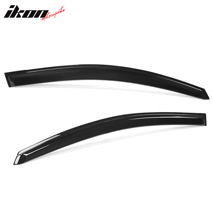 2010-2014 Volkswagen Golf OEM Style Smoke Tinted Window Visors Acrylic