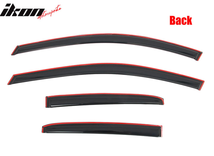 2018-2024 Toyota Camry 4PCS in Channel Window Visors Vent Rain Guards