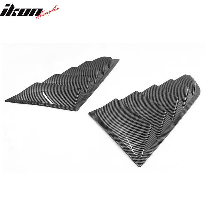 2014-2019 Chevy Corvette Classic Side Window Louvers Pair