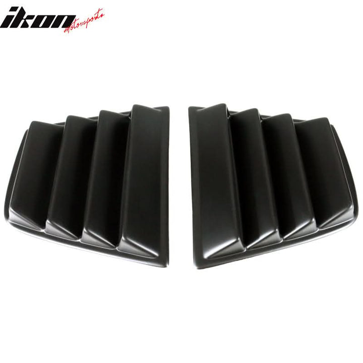 2011-2023 Dodge Charger Unpainted Rear Window Louver Side Vent ABS PP