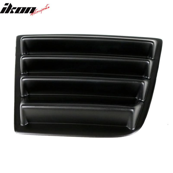 2011-2023 Dodge Charger Unpainted Rear Window Louver Side Vent ABS PP