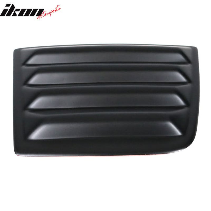 2011-2023 Dodge Charger V2 Style Window Louver Windshield Gloss Black