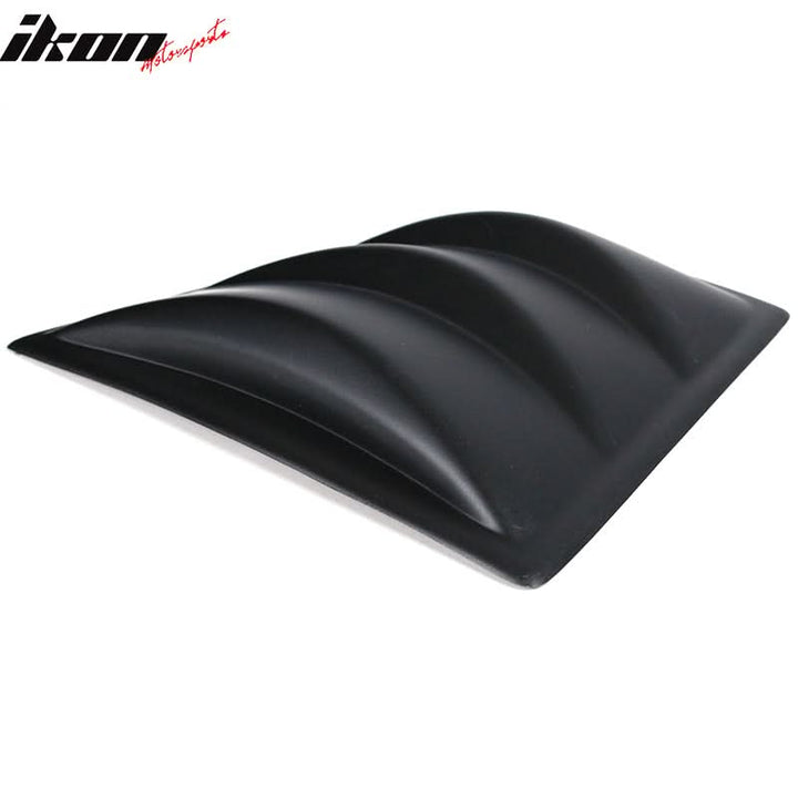 2011-2023 Dodge Charger V3 Style Matte Black PP Window Louver Scoops