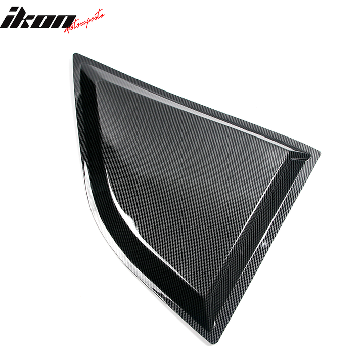 2008-2023 Dodge Challenger XE V2 Rear Side Window Louver Scoops PP