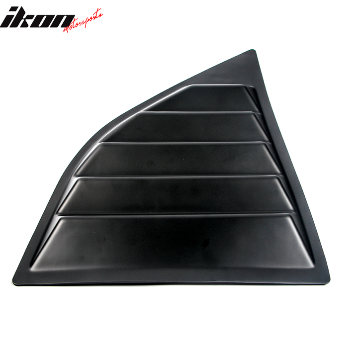 2008-2023 Dodge Challenger Unpainted Rear Side Window Louver Air Vent