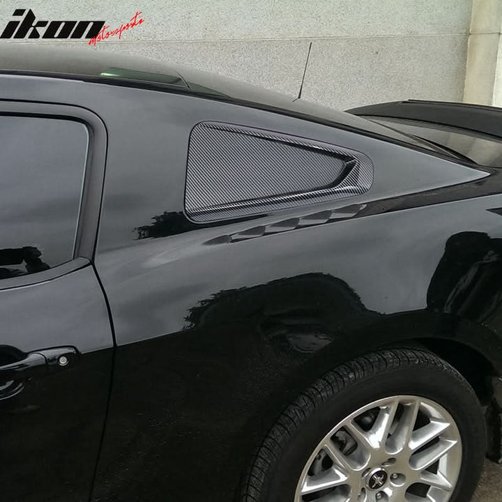 2010-2014 Ford Mustang 2DR IKON Rear Quarter Window Louver
