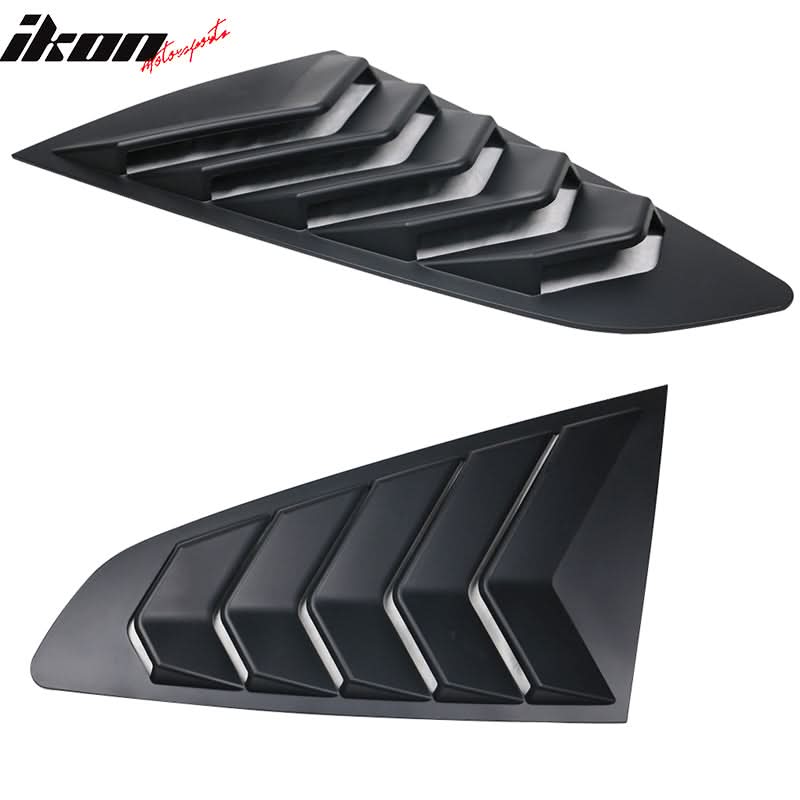 2015-2017 Ford Mustang Unpainted Side Window Louver Rear Fender Scoop