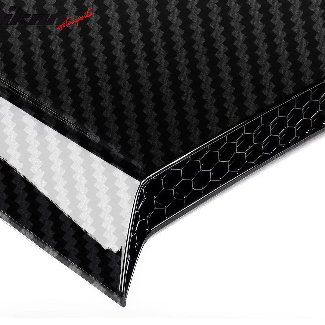 2024-2025 Ford Mustang V 2DR Carbon Fiber Print Side Window Louver ABS