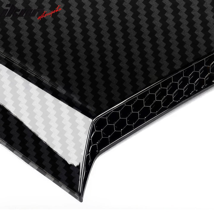 2024-2025 Ford Mustang V 2DR Carbon Fiber Print Side Window Louver ABS