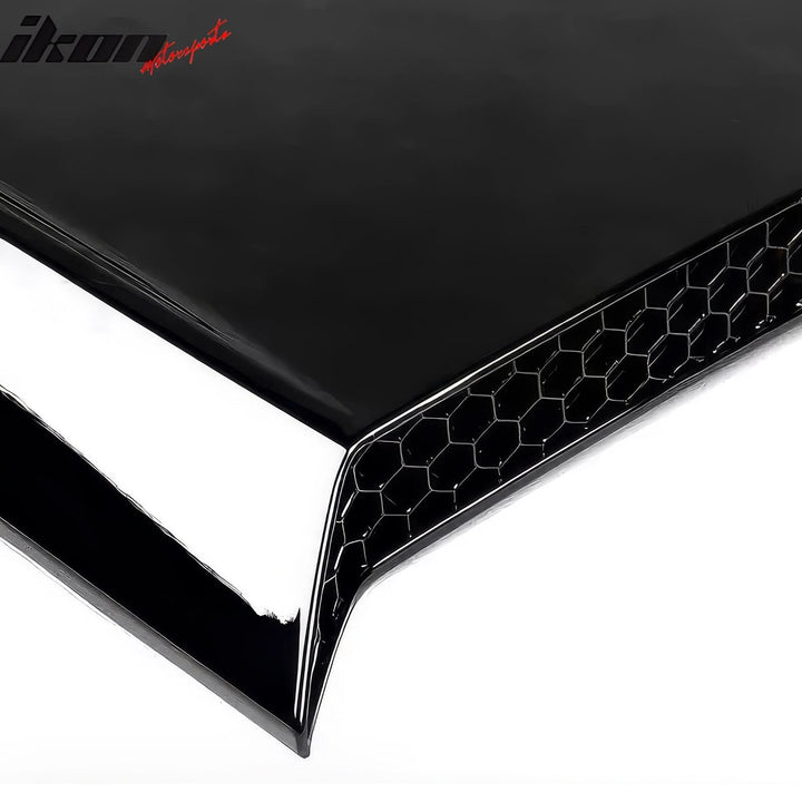 2024-2025 Ford Mustang 2DR V Style Gloss Black Side Window Louvers ABS