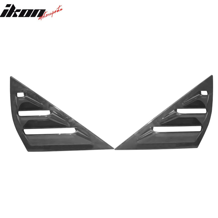 2021-2023 Ford Mustang Mach-E Window Louvers 3 Vent PC Painted
