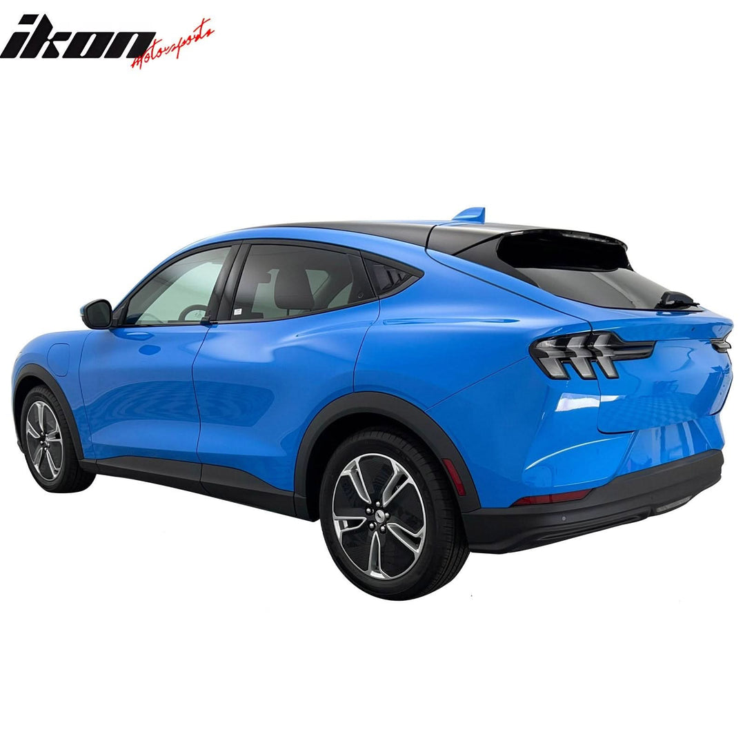 2021-2023 Ford Mustang Mach-E Window Louvers 3 Vent PC Painted