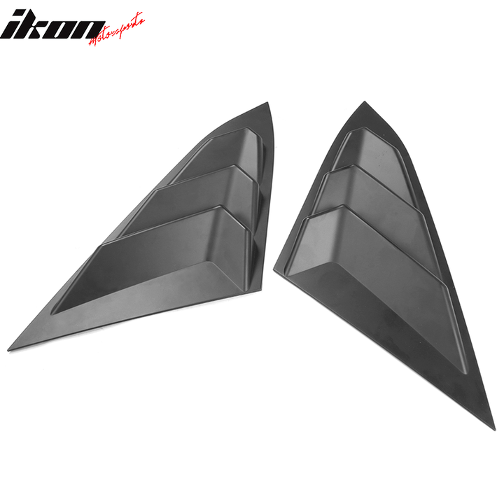 2016-2021 Honda Civic Sedan Rear Window Louver Side Quarter Scoop ABS