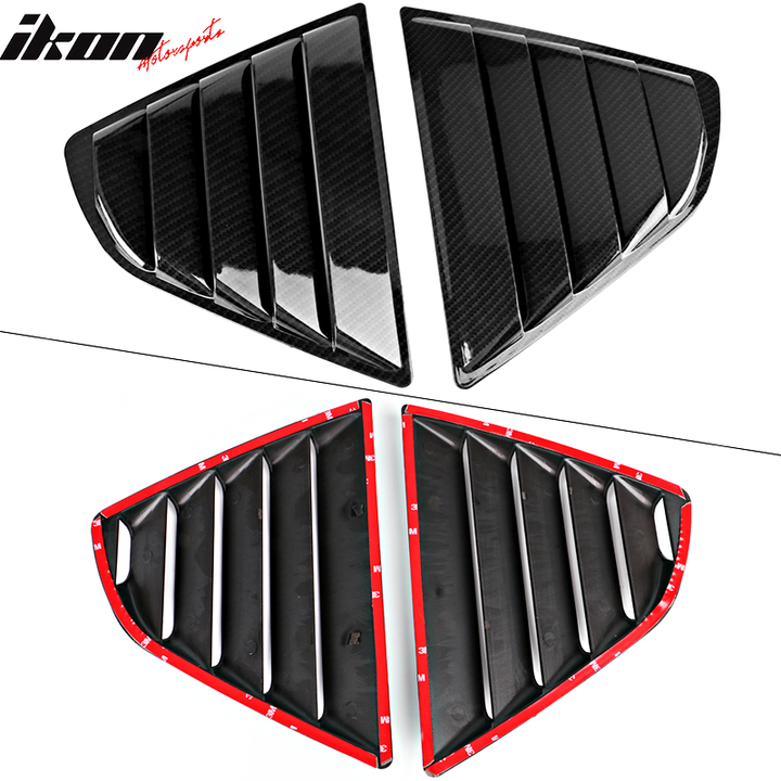 2018-2024 Toyota Camry Carbon Fiber Print Window Scoop