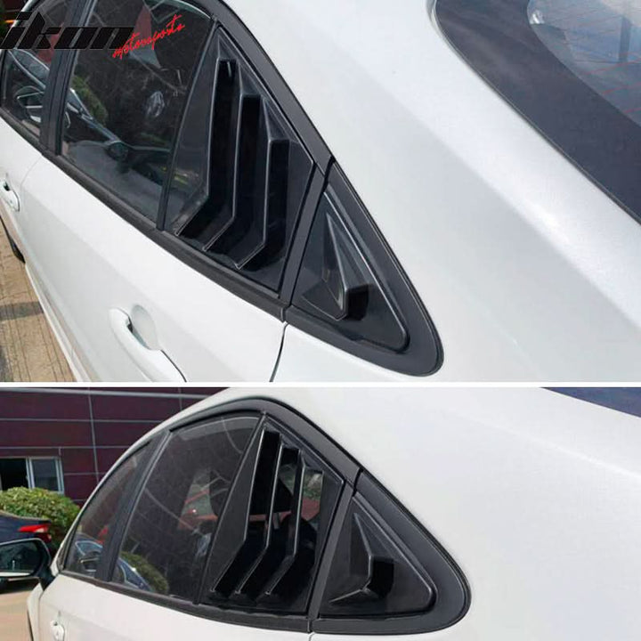 2020-2022 Toyota Corolla IKON Style Side Window Louver Visor Guard ABS