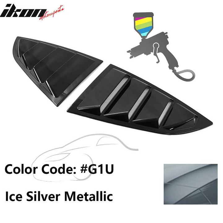 2022-2025 Subaru BRZ Toyota GR86 2DR IKON Style Window Louver PC