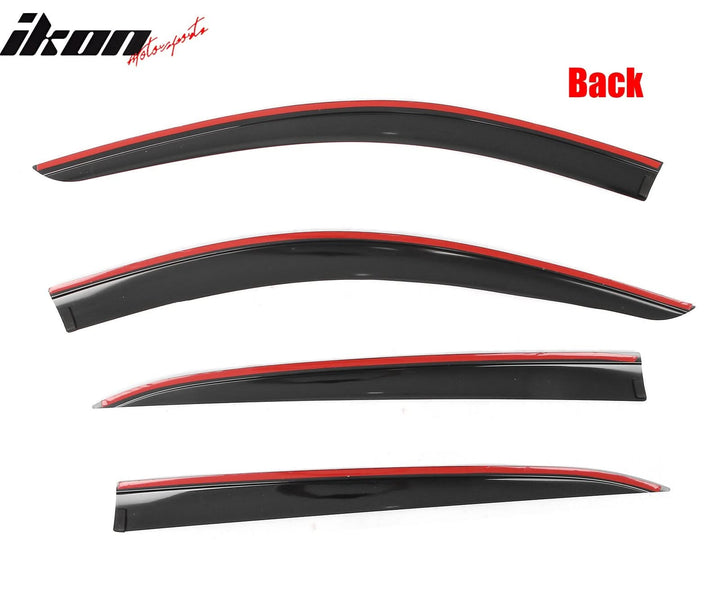 2019-2025 Cadillac XT4 Low Profile Style Tape on Window Visors Guards