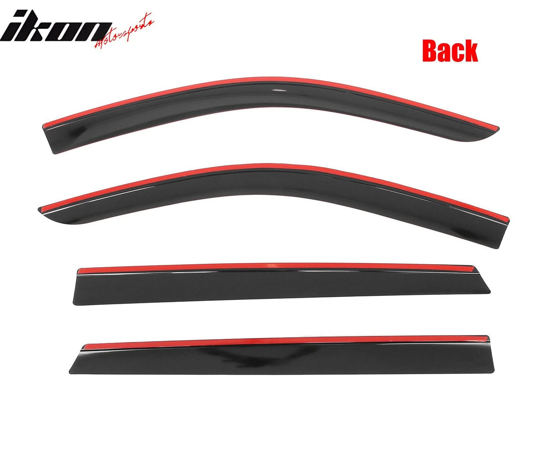 2021-2025 Kia Sorento Low Profile Style Tape on Window Visors Guards
