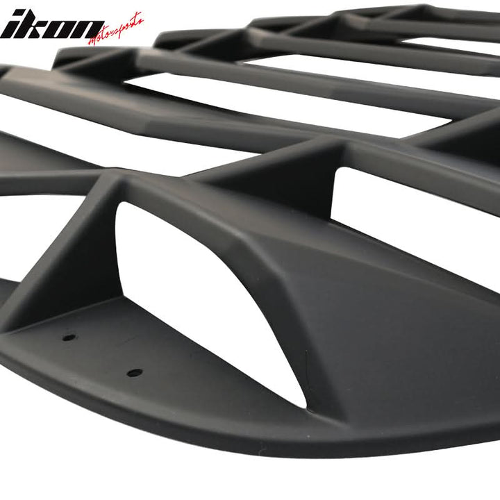 2016-2024 Chevy Camaro IKON Rear Window Louvers Cover Sun Shade ABS