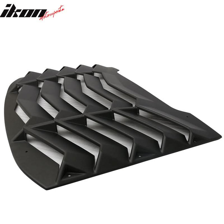 2016-2019 Chevy Cruze Unpainted Rear Window Louvers ABS