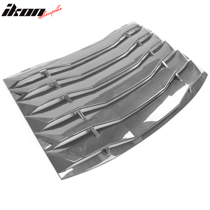 2011-2023 Dodge Charger V2 Side & Rear Window Louver Cover CF Print