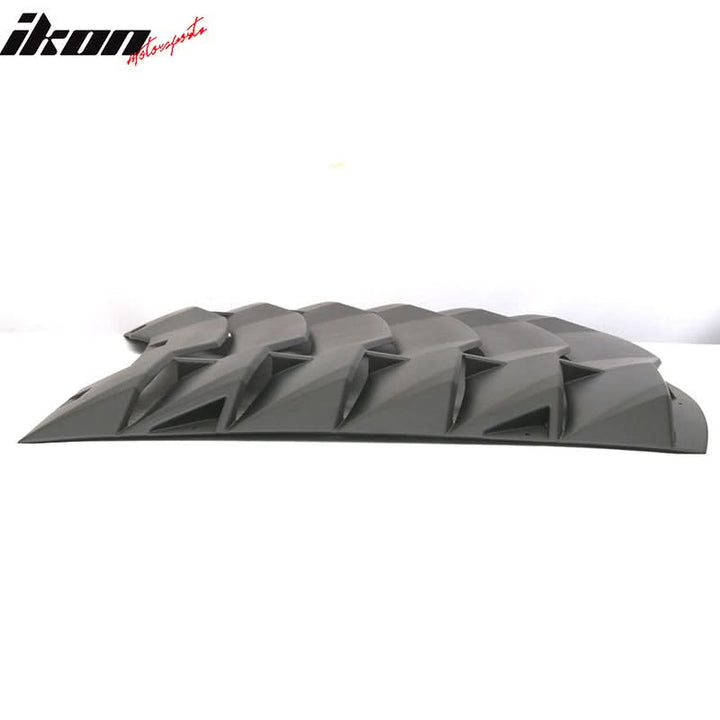 2011-2023 Dodge Charger Unpainted Rear Window Louver Side Vent ABS PP