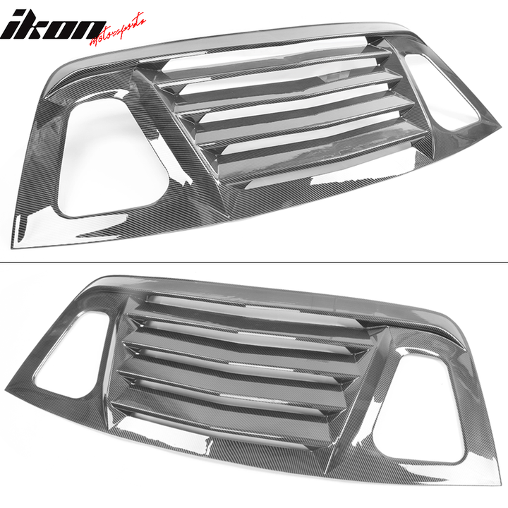 2008-2023 Dodge Challenger V2 Style Window Louver Gloss ABS