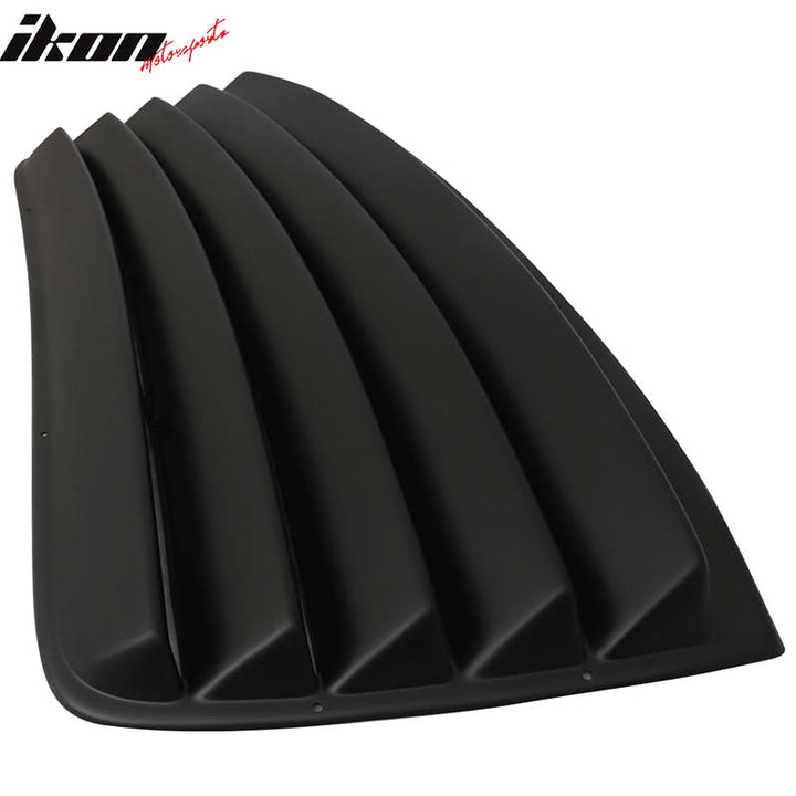 2008-2023 Dodge Challenger XE Style Rear Window Louver Side Vent PP PU