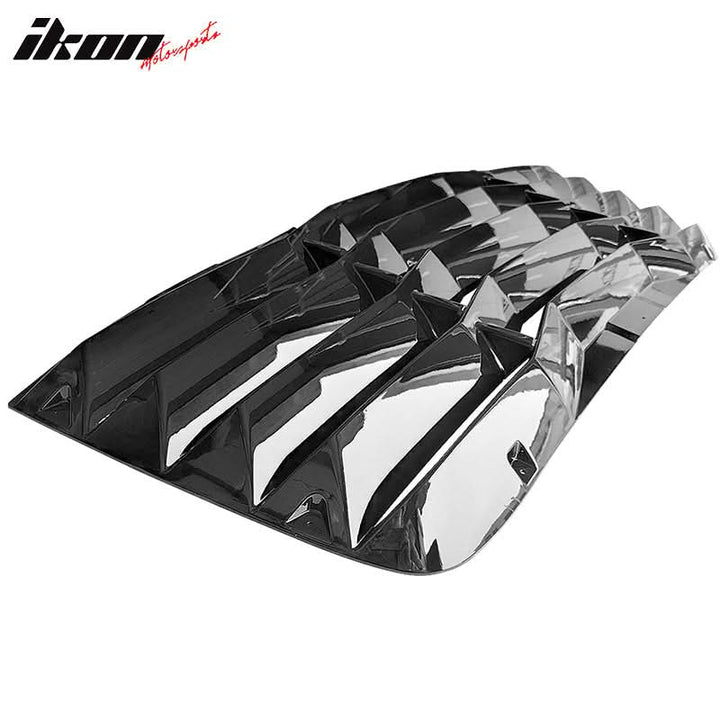 2008-2023 Dodge Challenger V2 Style Rear Window Louver PP