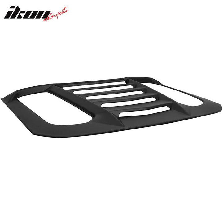 2015-2023 Ford Mustang Coupe Matte Black Rear Side Window Louver ABS