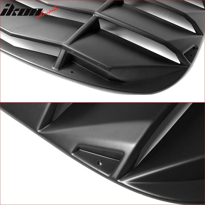 2003-2007 Infiniti G35 Coupe Unpainted ABS Rear Window Louver