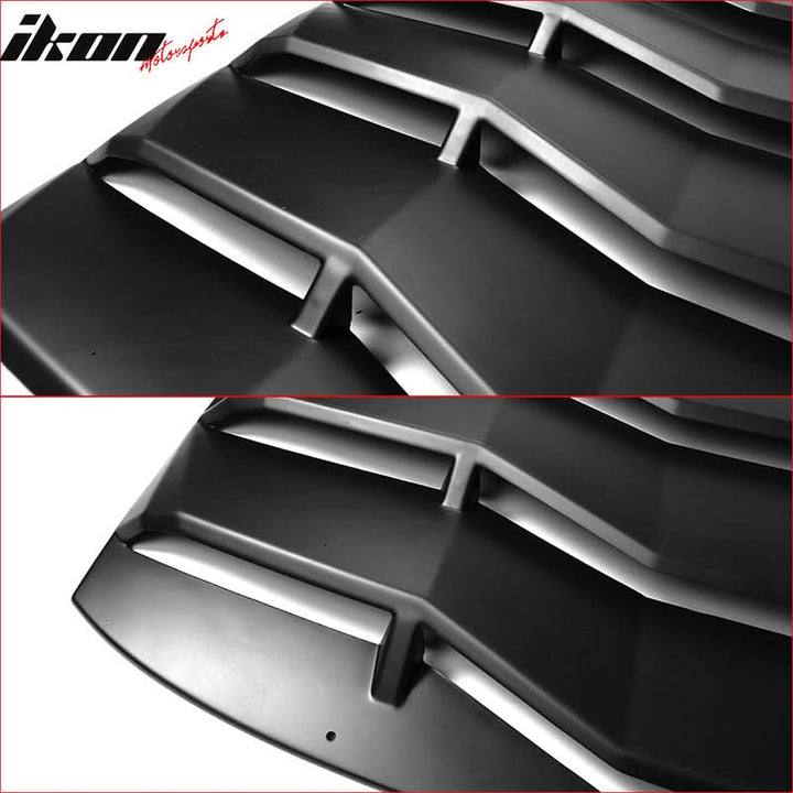 2011-2016 Scion TC IKON Style Rear Window Louver Gloss ABS