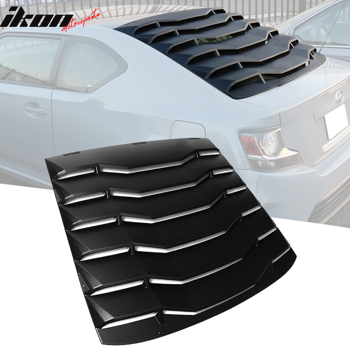2011-2016 Scion TC IKON Style Rear Window Louver Gloss ABS